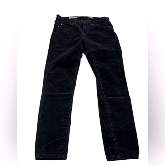 AG Adriano Goldschmied Stevie Jeans Womens Black Slim Straight 24P - Picture 1 of 5